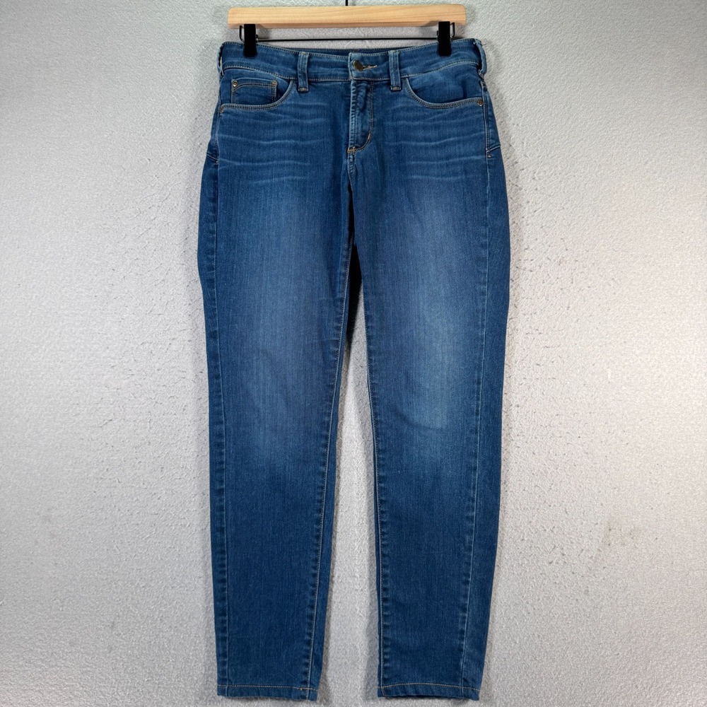 NYDJ Alina Legging Jeans Womens 2P Blue Medium Wash Comfort Stretch Lift Tuck